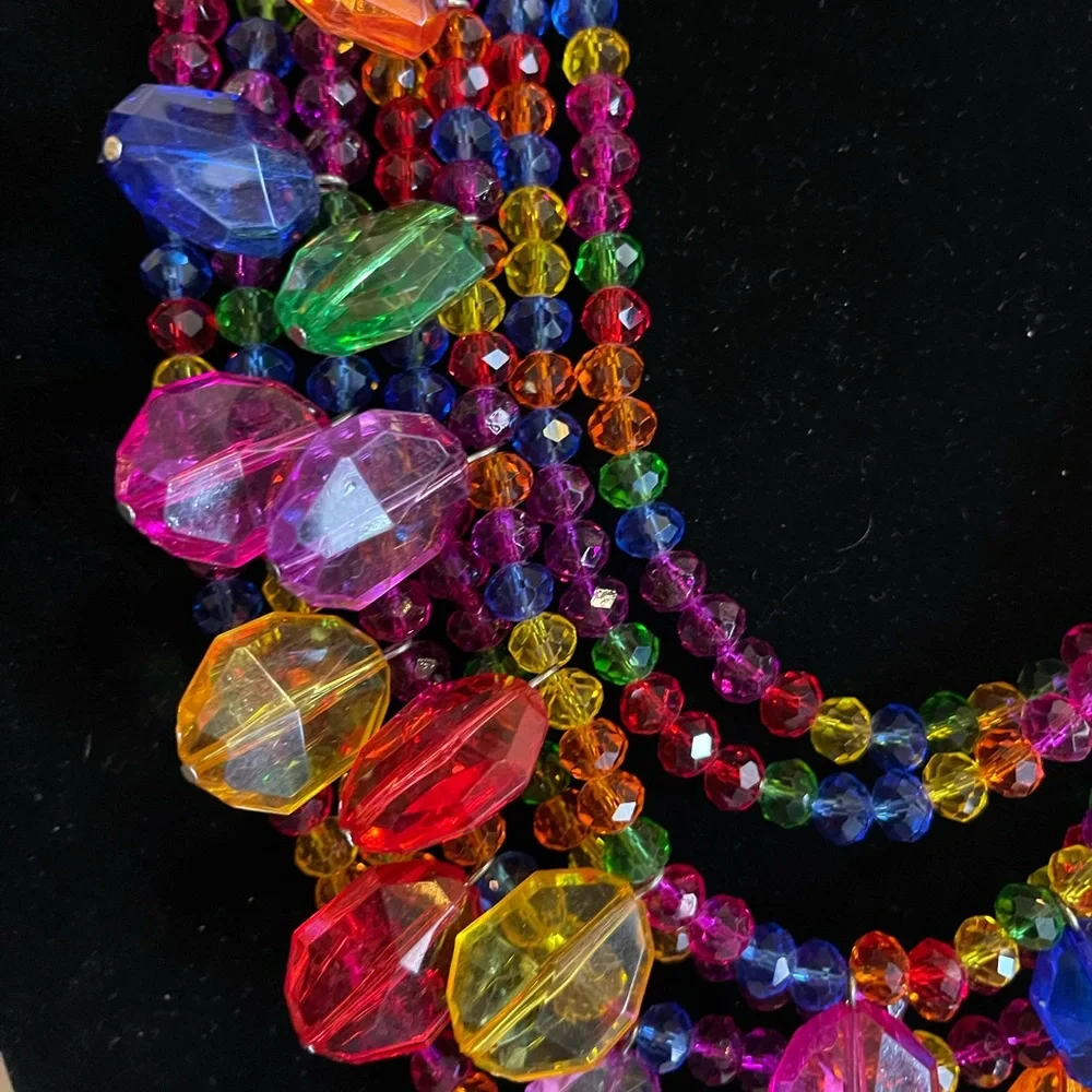 Sassy Jones Multicolor Beaded Necklace - Picture 3 of 9